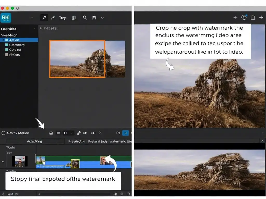 Video editing interface