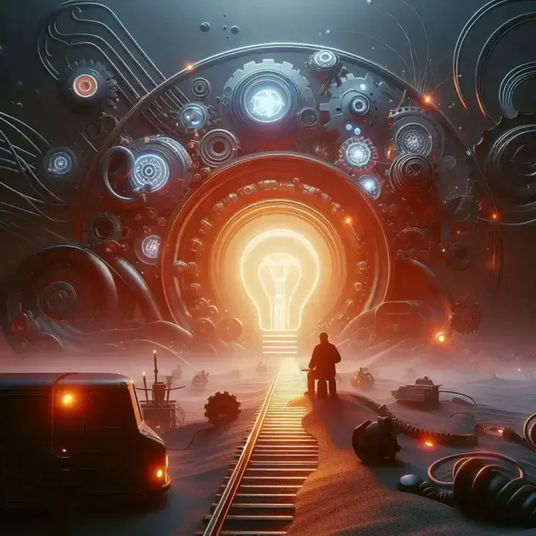 Futuristic Idea Portal.