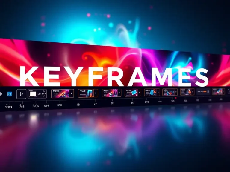 Keyframes in Alight Motion